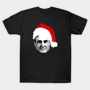 Mueller Santa Hat Happy Christmas Season FBI Retro T-Shirt